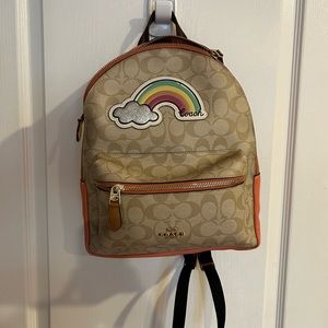 Coach signature backpack